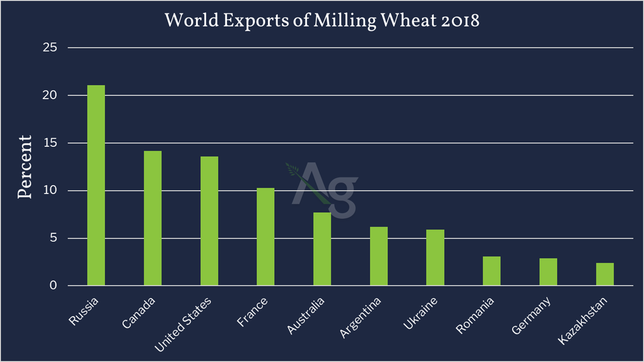Top 10 Wheat Exporting Countries