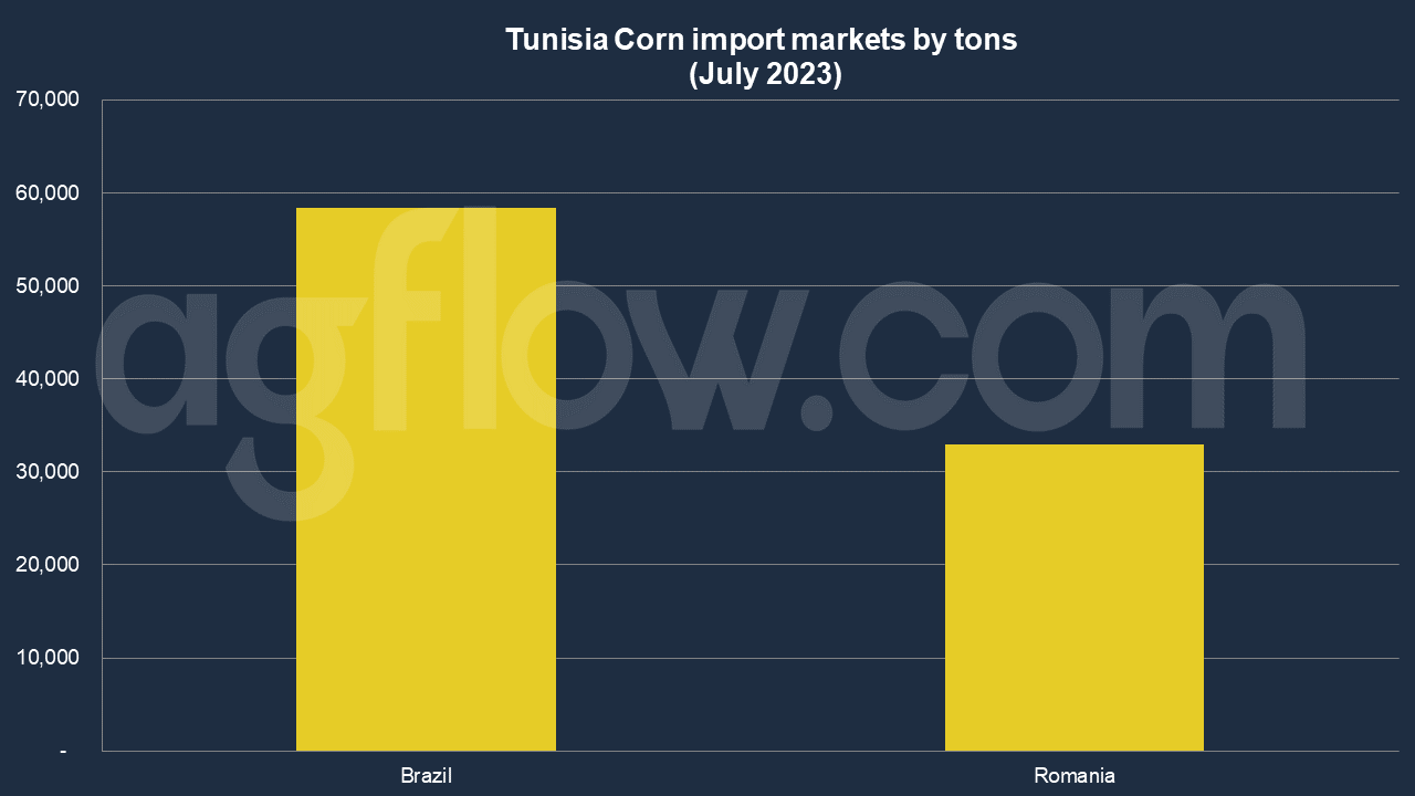 Tunisia Corn: Ukraine Slows Down and Brazil Hurries